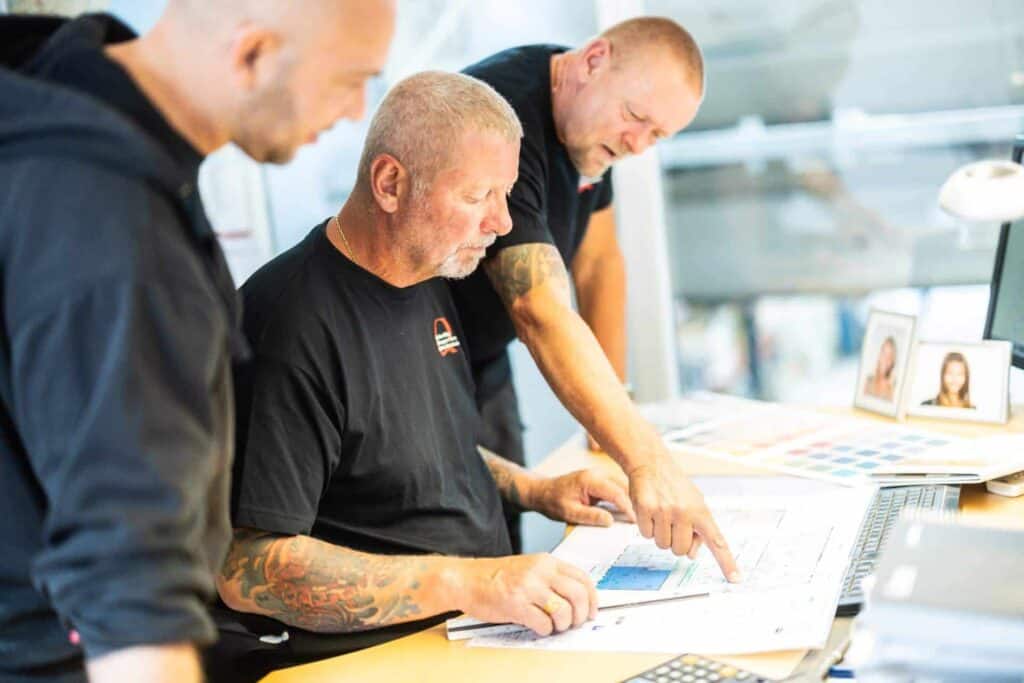 Plantegning gennemgås
